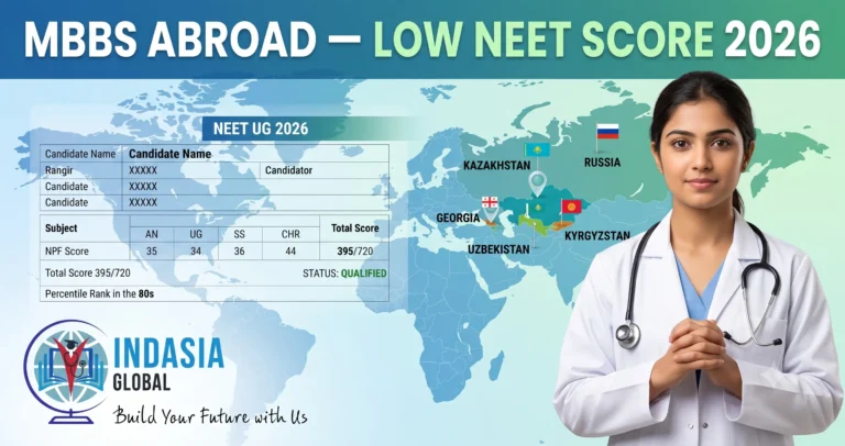MBBS abroad low NEET score 2026