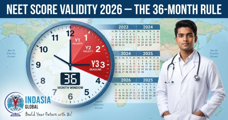 NEET score validity MBBS abroad 2026