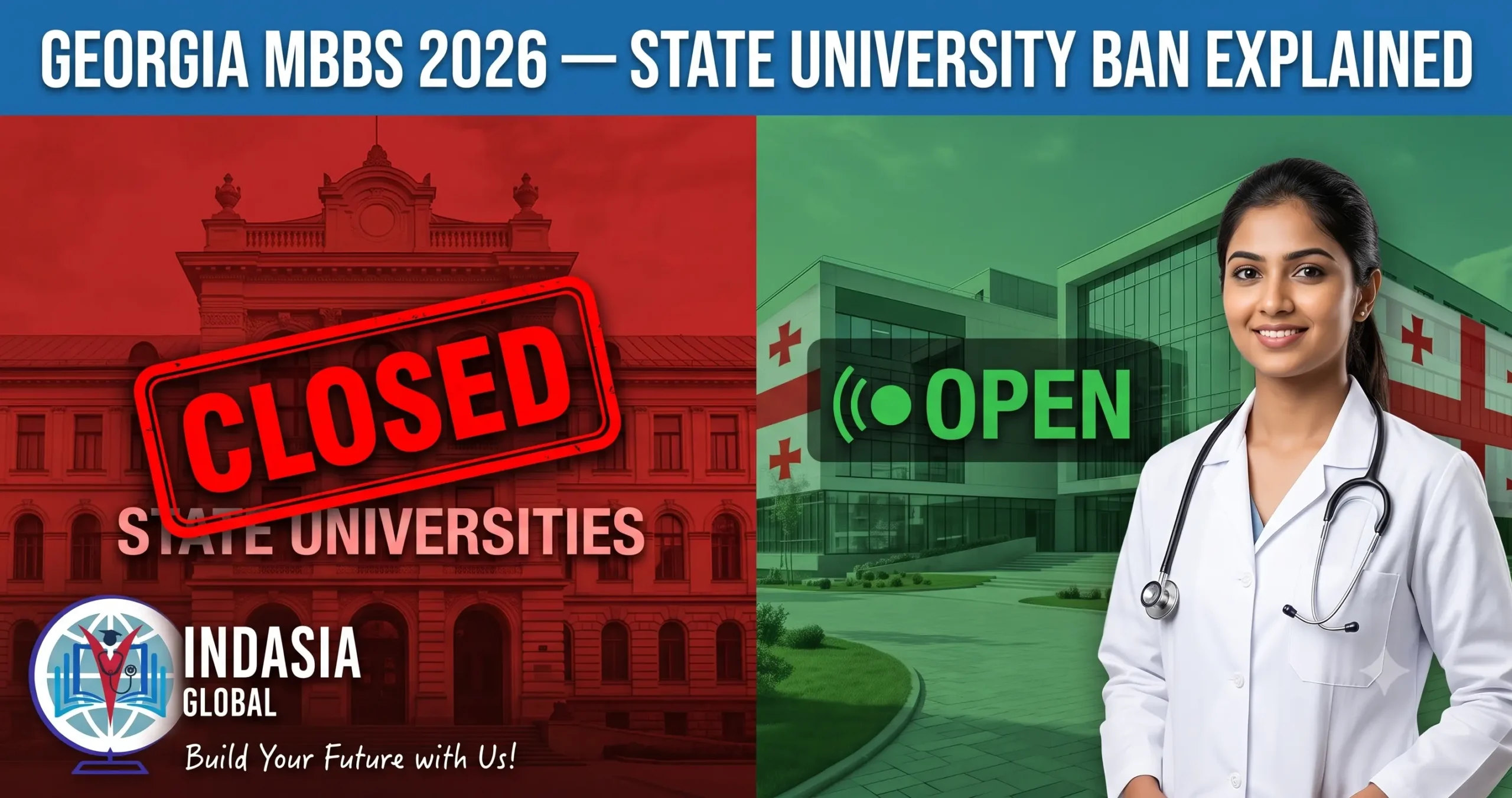 MBBS Georgia state university ban 2026