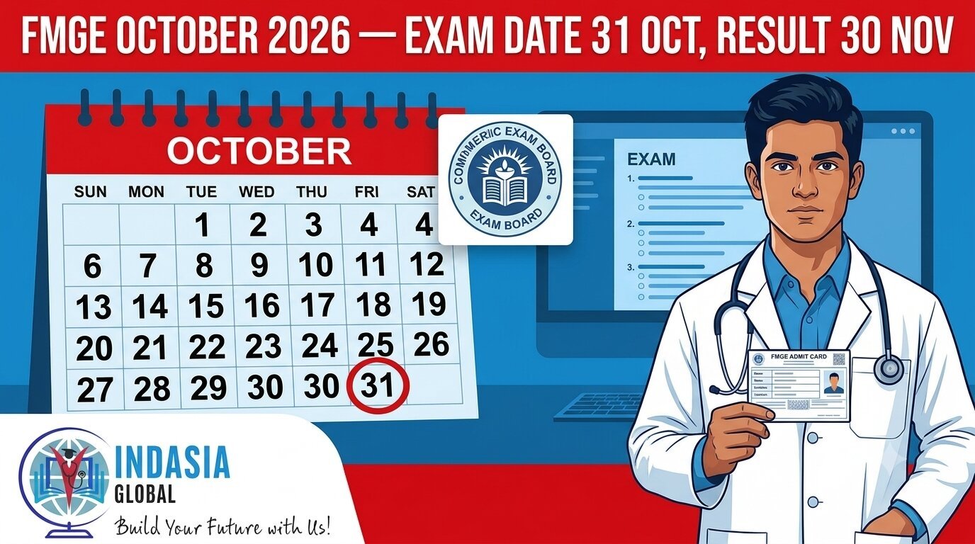 FMGE October 2026 exam date